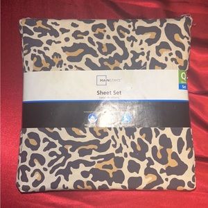 Cheetah Print Sheet Set